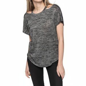 NWT rag & bone Cut Out Cold Shoulder Short Sleeve Top